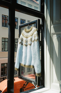Deima's mohair yoke - knitting pattern (dansk)