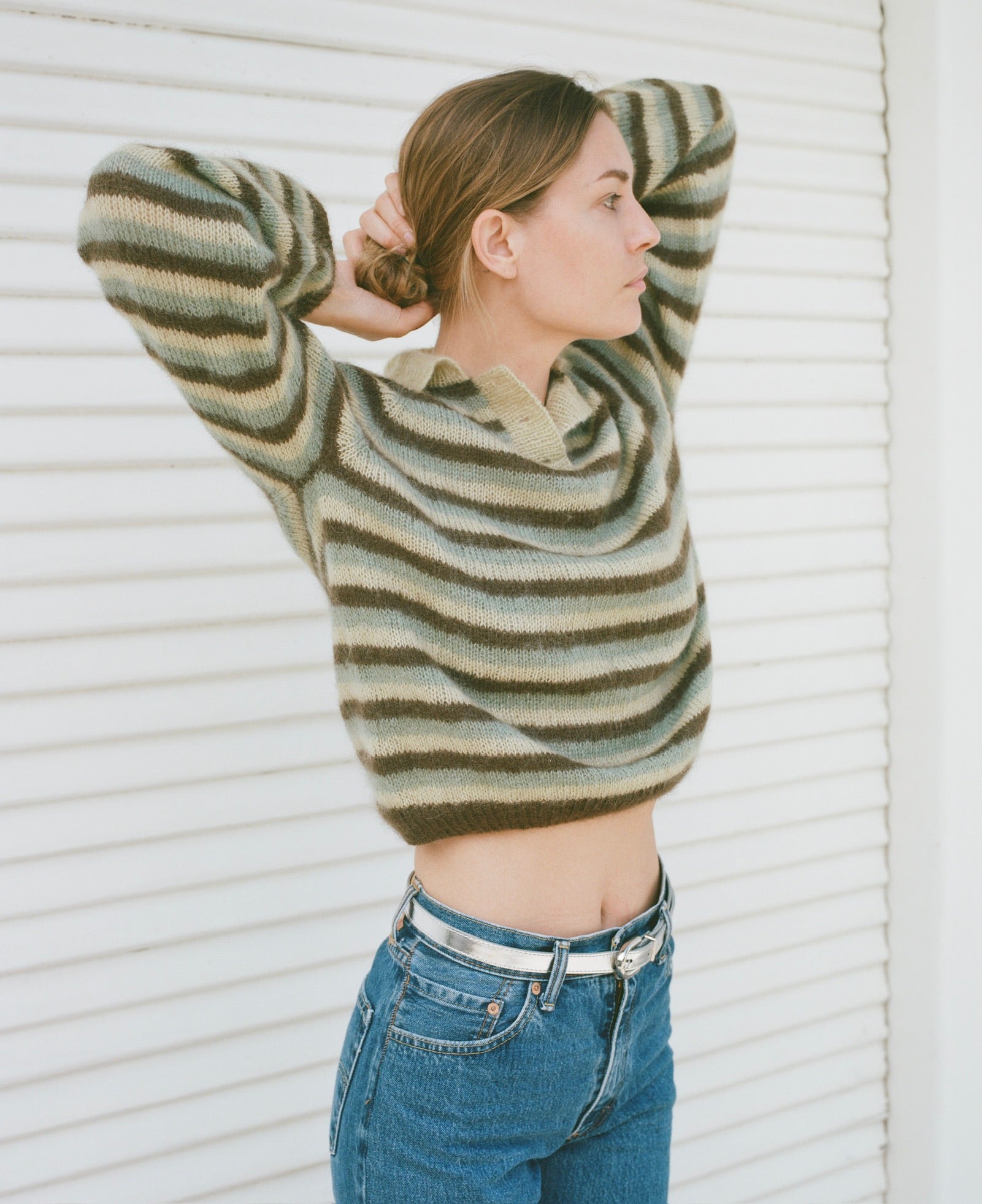 LOHEN MOHAIR POLO KNIT Rosie Mohair Polo