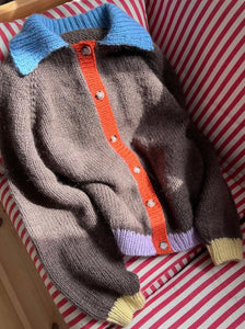 Deima's Collar Cardi - knitting pattern (dansk)