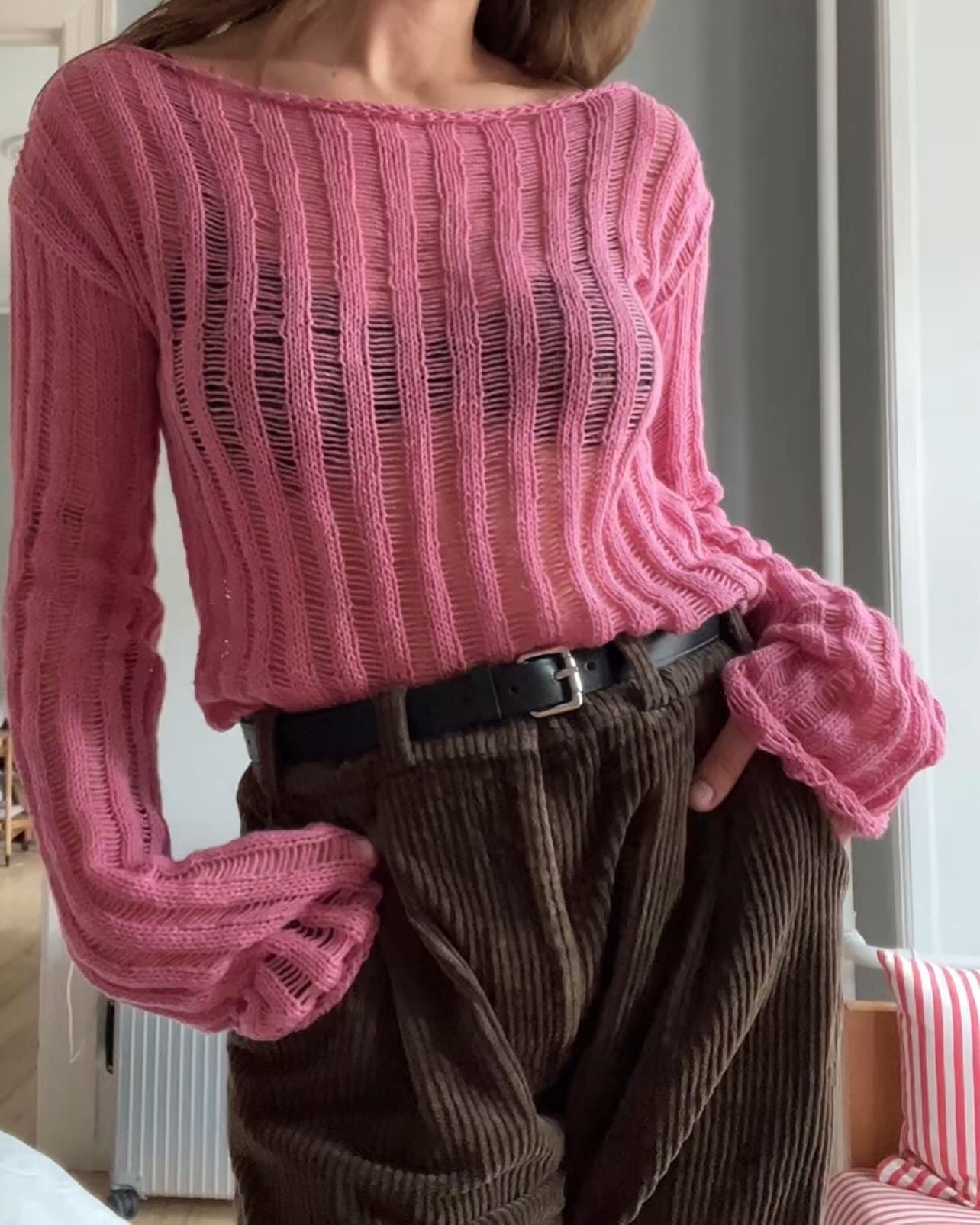 Deima's air blouse - knitting pattern (english)