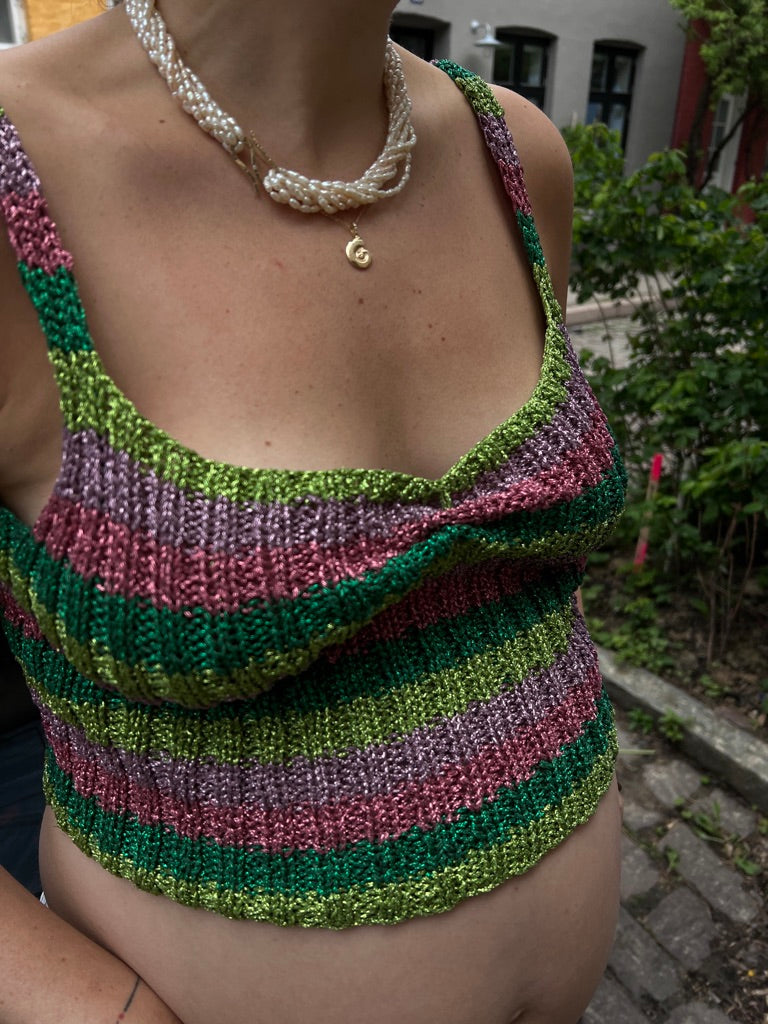 Deima's maddie top - knitting pattern (dansk)