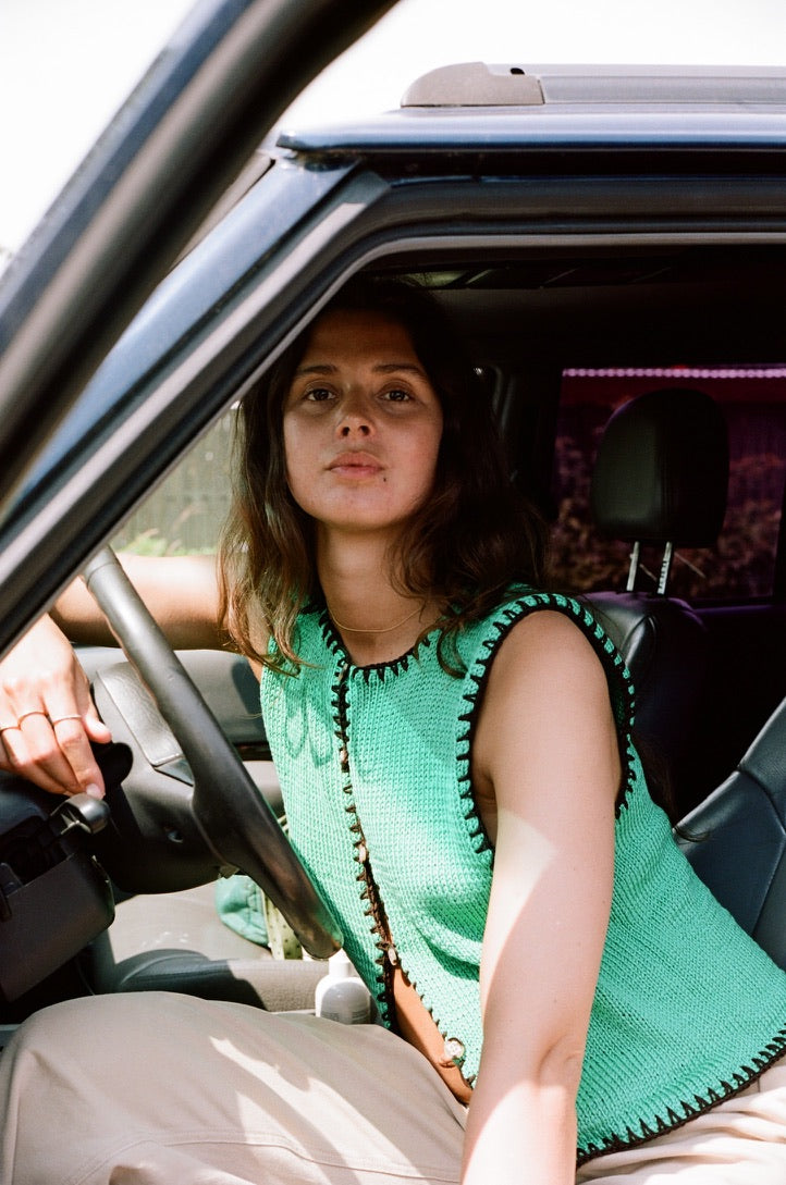 Deima's Crochet top - knitting pattern (dansk)