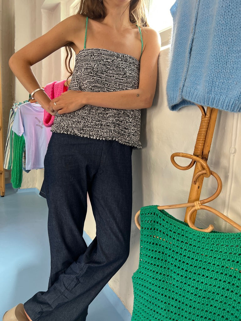 Spaghetti Knit Top