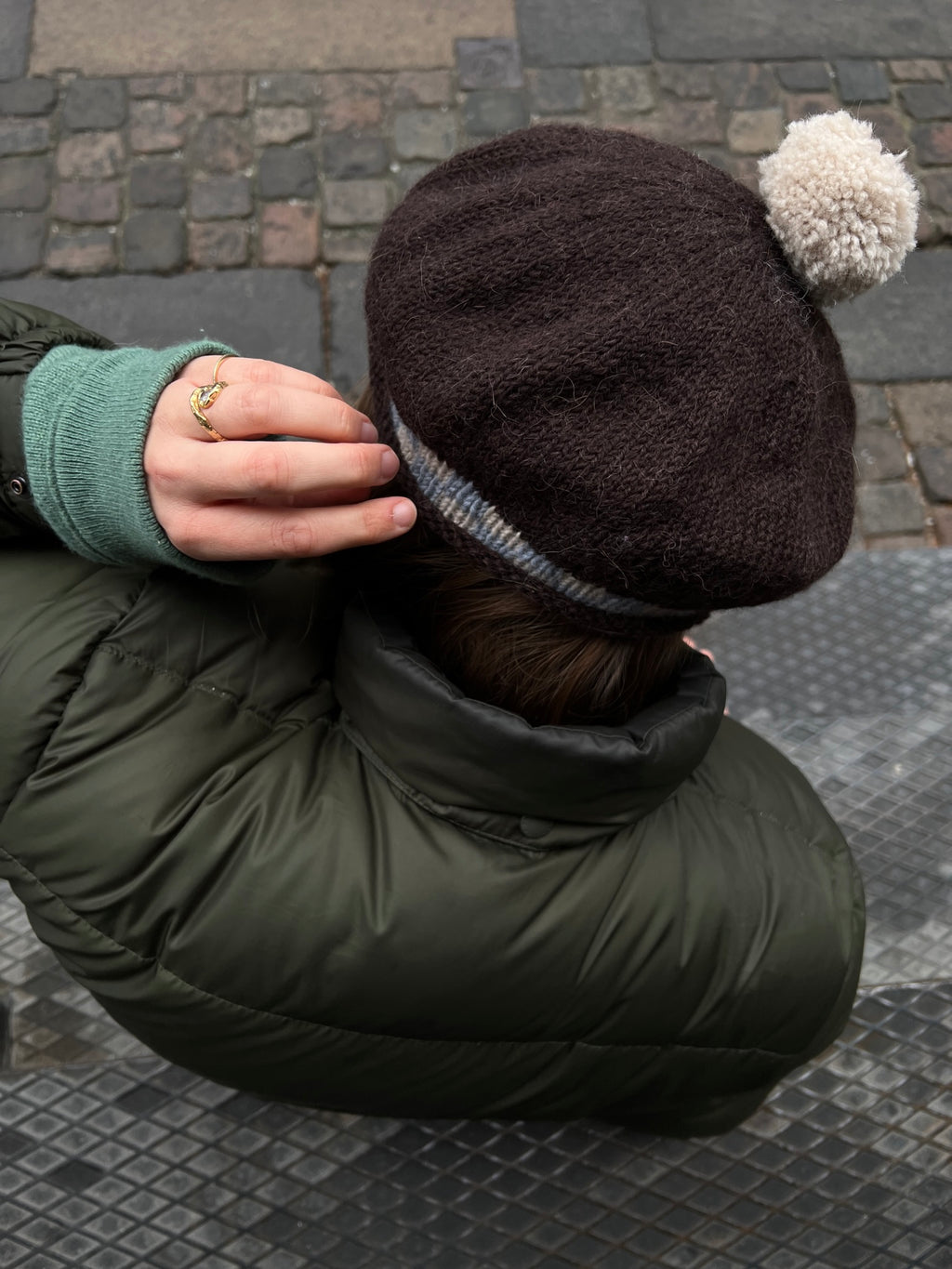 Deima's check beret - knitting pattern (english)