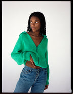 Zip-It Cardigan - COTTON