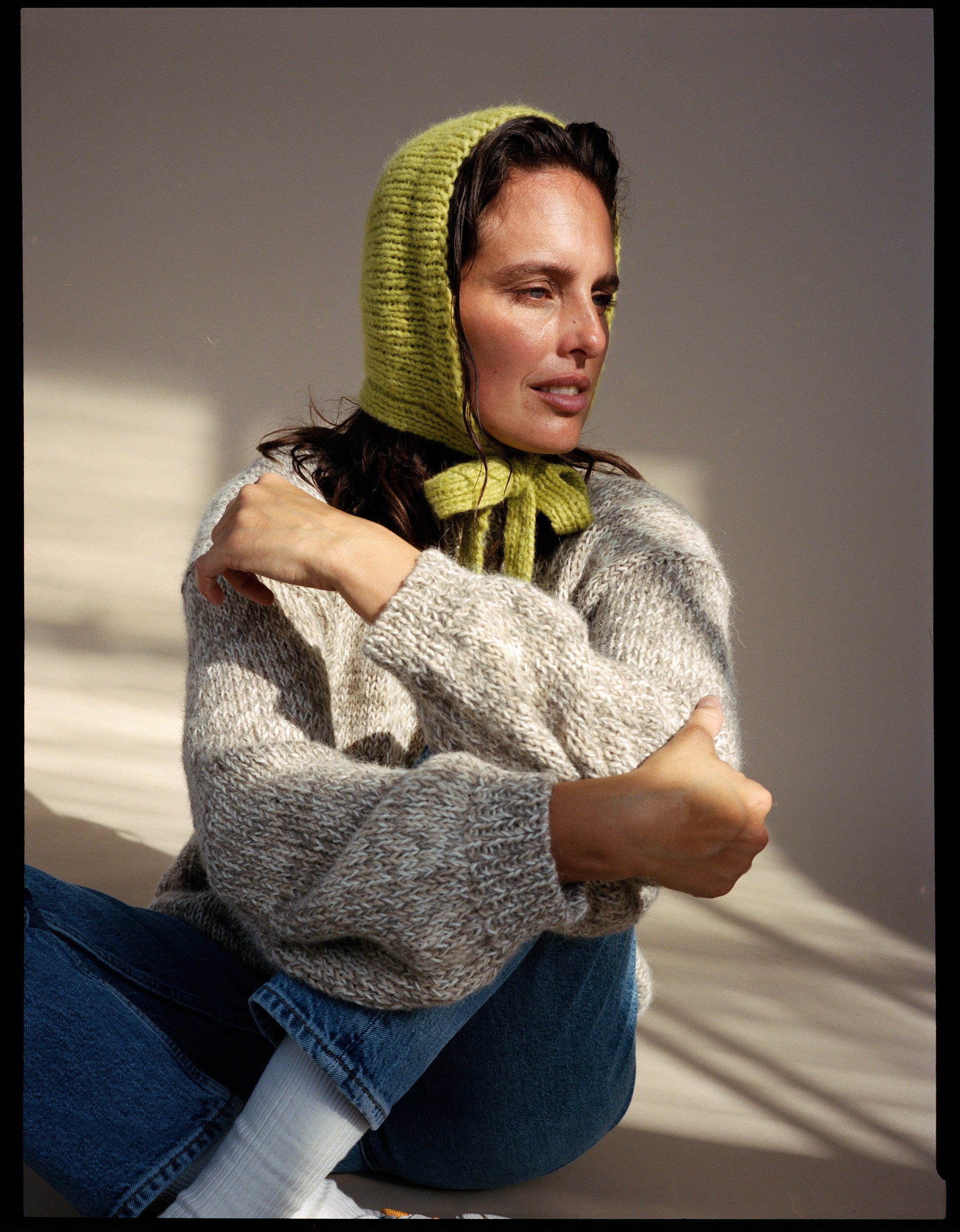 bow tie bonnet knitting pattern