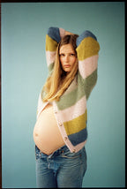 Striped Mohair Cardi