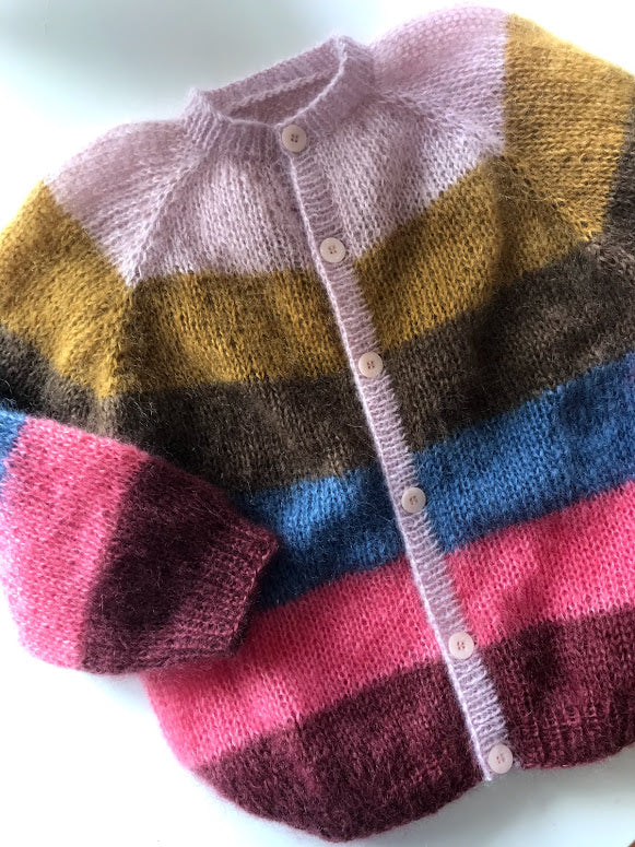 Striped Mohair Cardi