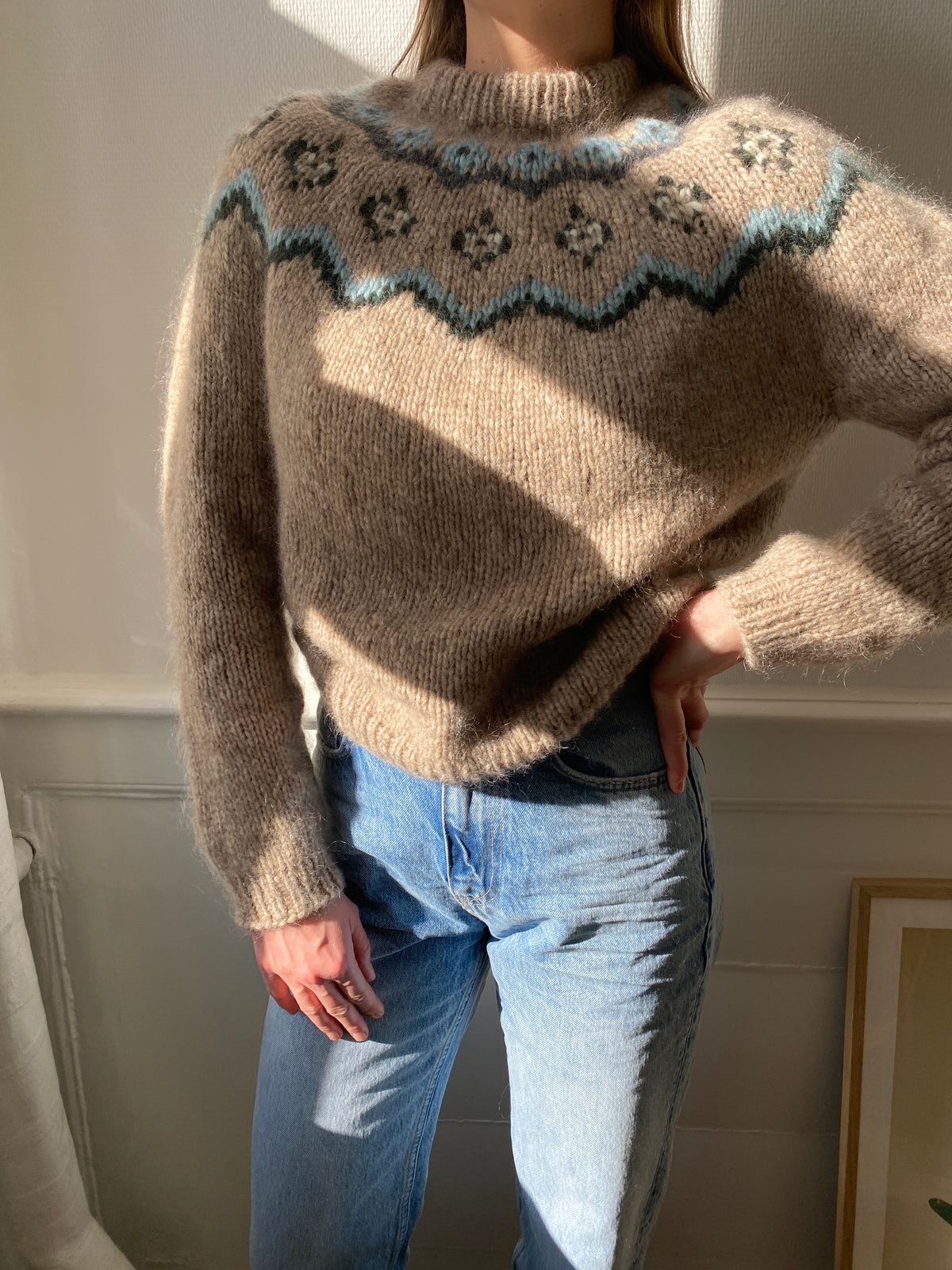 Deima's scandi sweater - knitting pattern (dansk) – Deima Knitwear