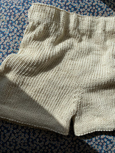 Deima's cotton shorts - knitting pattern (dansk)