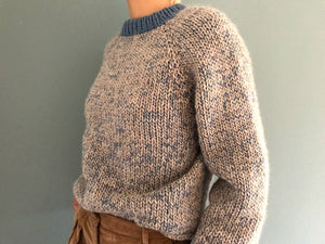 Deima's melange sweater - knitting pattern (danish)
