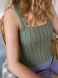 Deima's rib top - knitting pattern (english)