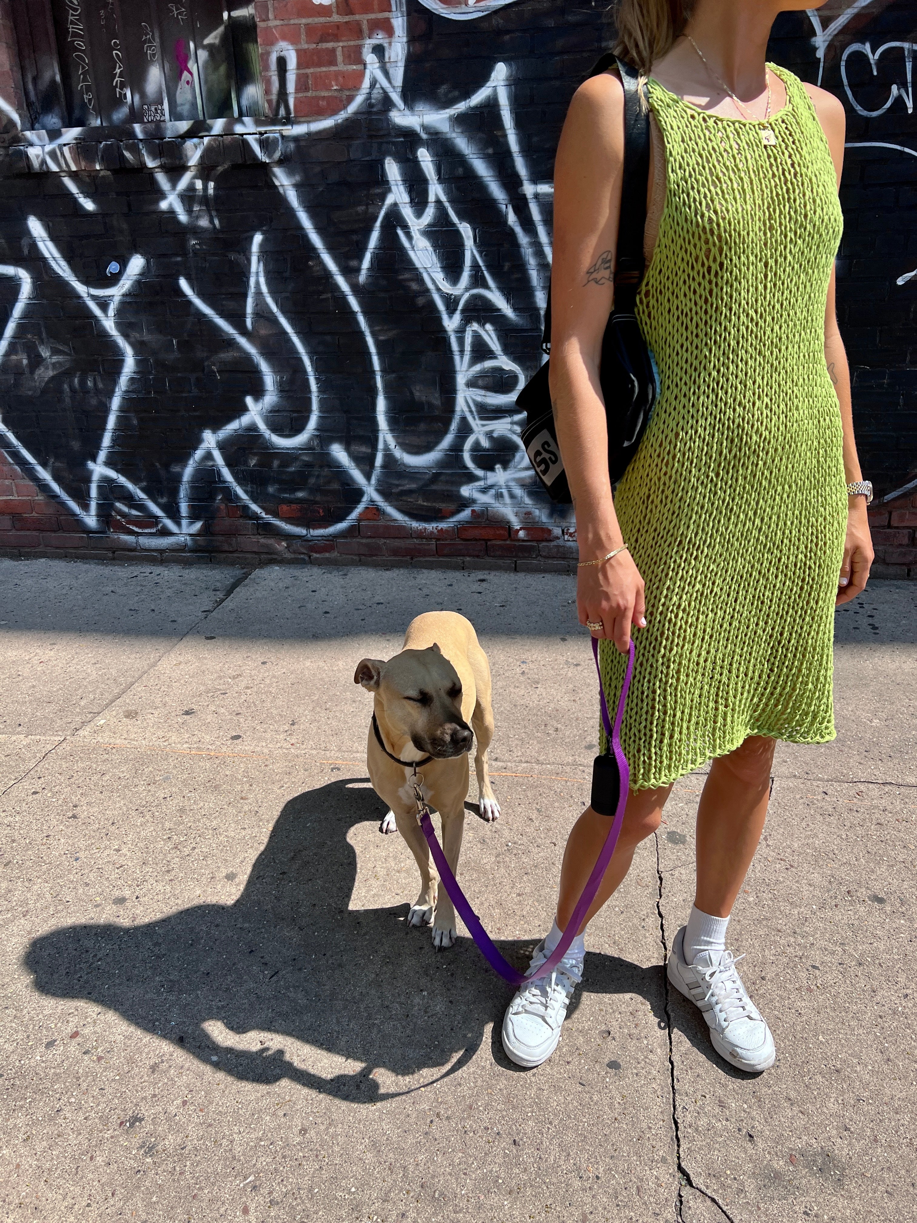 Deima's mesh dress - knitting pattern (dansk)