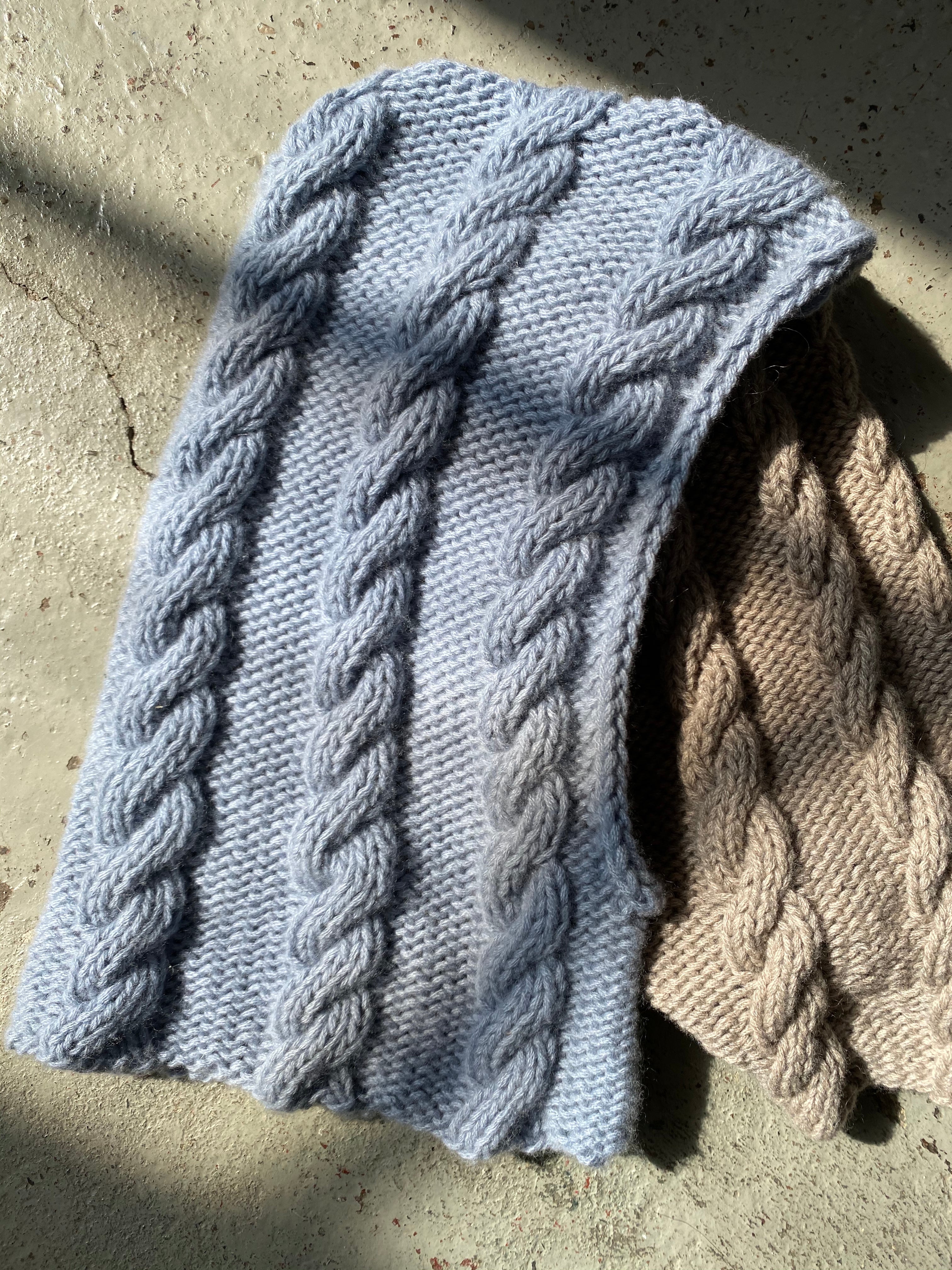 Cashmere Cable Hoodie