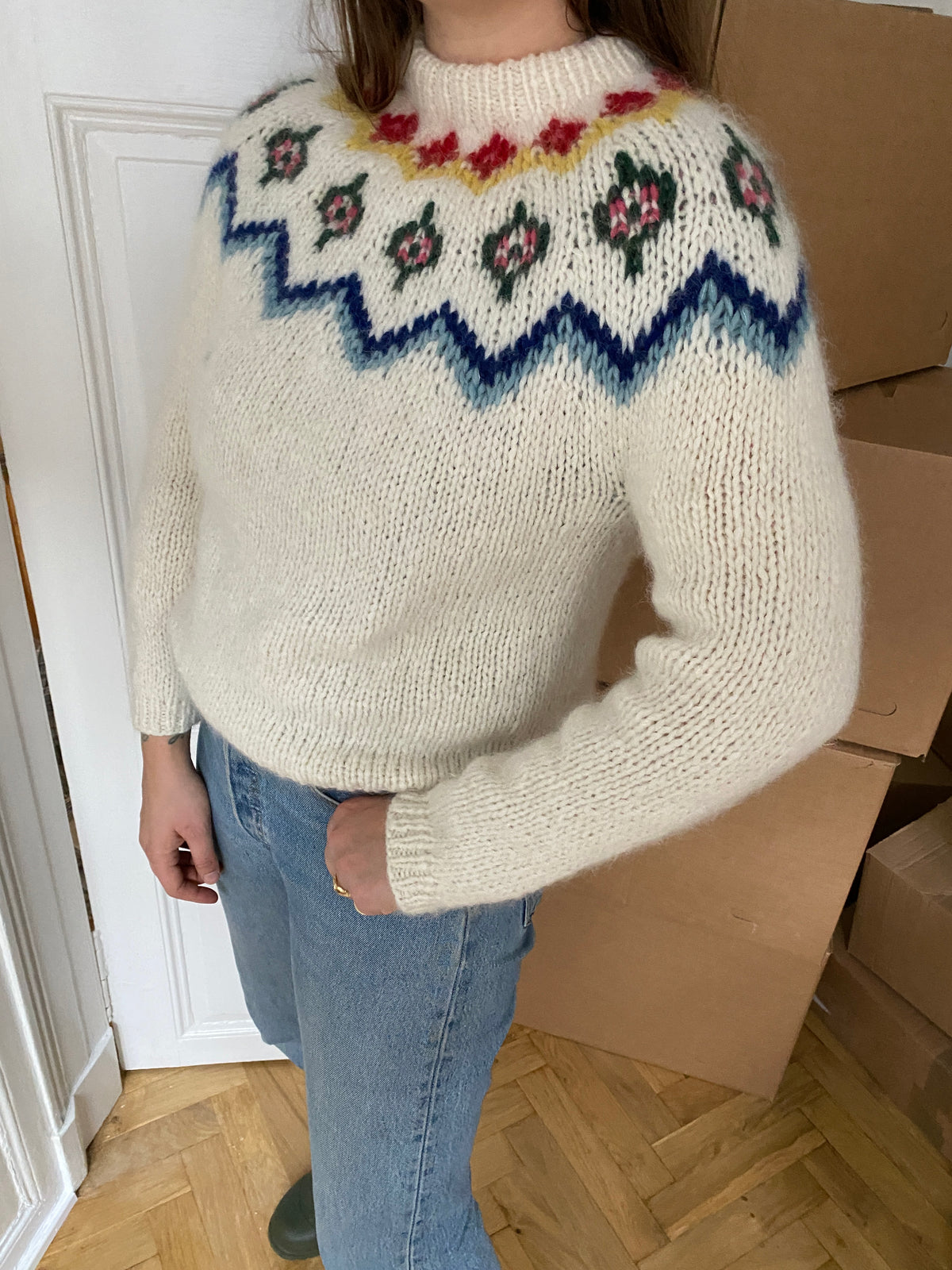 Deima's scandi sweater - knitting pattern (dansk) – Deima Knitwear