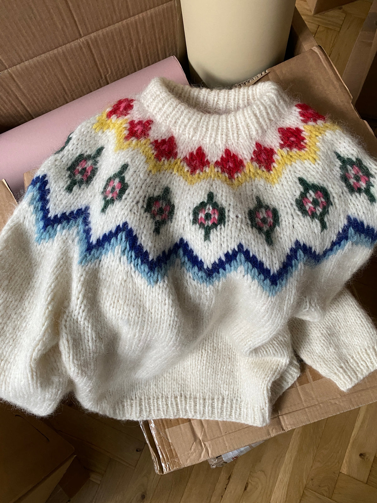 Deima's scandi sweater - knitting pattern (dansk) – Deima Knitwear