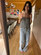 Spaghetti Knit Top